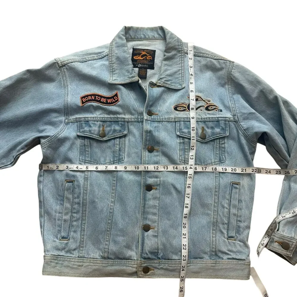 Orange County Choppers Denim Jacket Size Medium - Picture 4 of 8